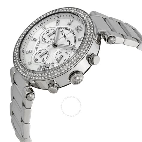 5353 michael kors|Michael Kors chronograph silver dial.